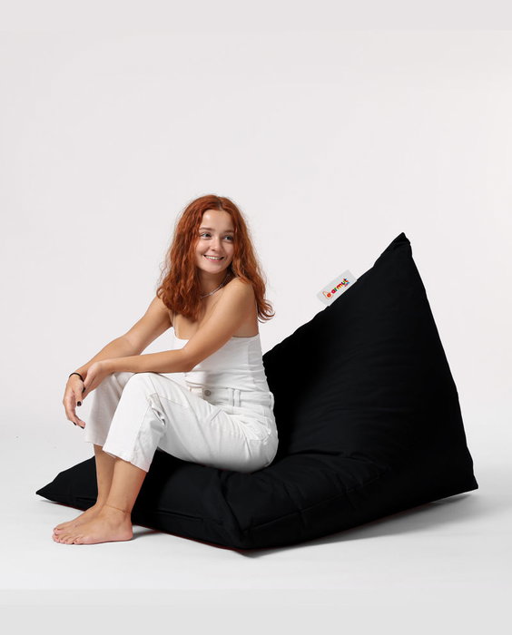 Atelier Del Sofa Pyramid Big Bed Pouf - Negro